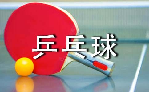 乒乓球赛策划书【合集】
